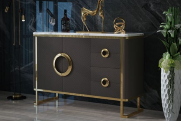 Noble Design Sideboard Italian Dressers Lowboards Leather