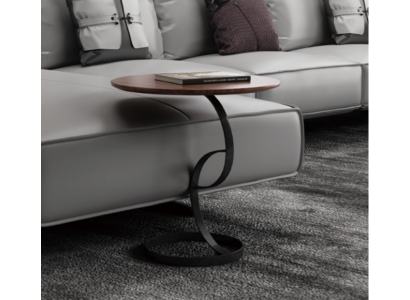 Side table round table coffee table sofa metal decor living room round