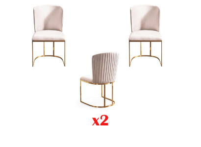 Italian style set design armchairs, upholstered armchair group suite