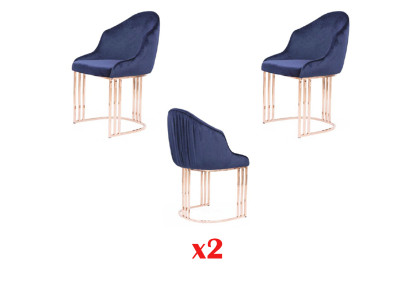 Designer reclining armchair luxury dining room 2x chairs upholstery textile