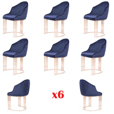 Chair set group chairs suite 6x group armchairs chair upholstery hotel textiles