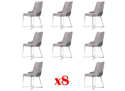 Complete Set Group Living Room 8x Pieces New Dining Room Chair Set