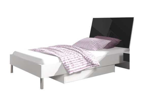 Children's room 2-piece set loft bed wardrobe high gloss youth room furniture new