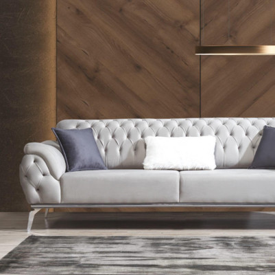 Chesterfield sofa couch three-seater couches luxury furniture furnishings