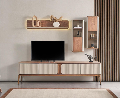 A stylish TV cabinet for your living room in a modern style