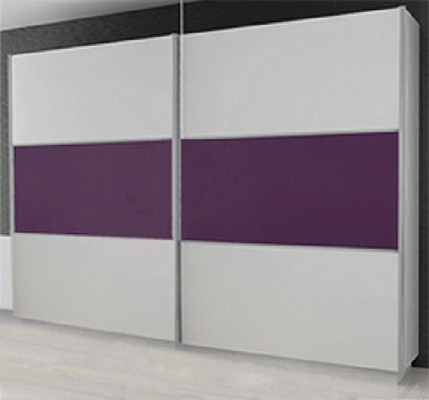 XXL wardrobe closet 200/240 & 270 cm sliding doors high gloss