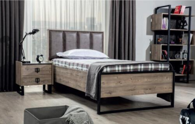 Youth room loft children's room set nightstand bookshelf desk wardrobe