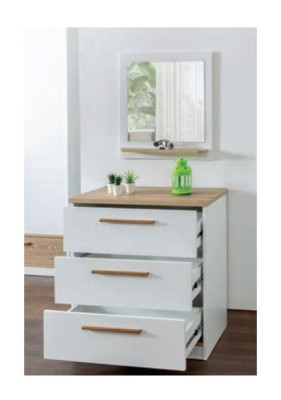 Children's room bed house canopy bed bedroom set suite mirror 4-piece.