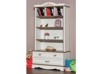 Bookshelf White Youth Room Shelf Bookcase Furniture Shelf Bedroom New