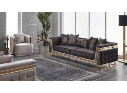 Upholstery Set Luxury Sofas Three-Seater Armchair Modern Living Room Couch