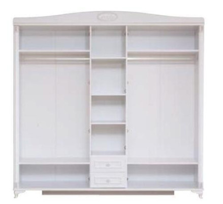 Bedroom furniture wood wardrobe closet country style white new