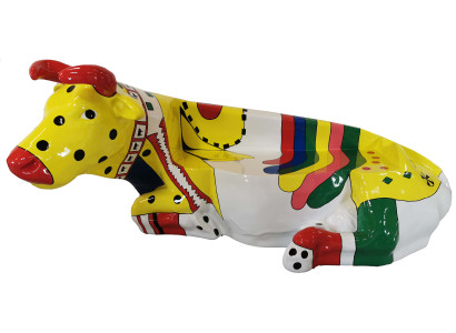 Designer Abstract Modern Figure Statue Cow Decor Garden Sculptures Statues New
