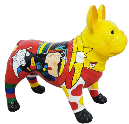 Designer figurine statue modern figures decoration dog garden sculpture sculptures