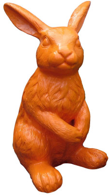 Designer figures, modern decorations, garden figures, rabbit sculpture, sculptures