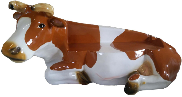 Designer Abstract Modern Figure Cattle Cows Cow Decoration Garden Sculptures Animals New