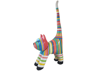 Designer Abstract Figure Modern Figures Decoration Cat Sculptures Colorful New