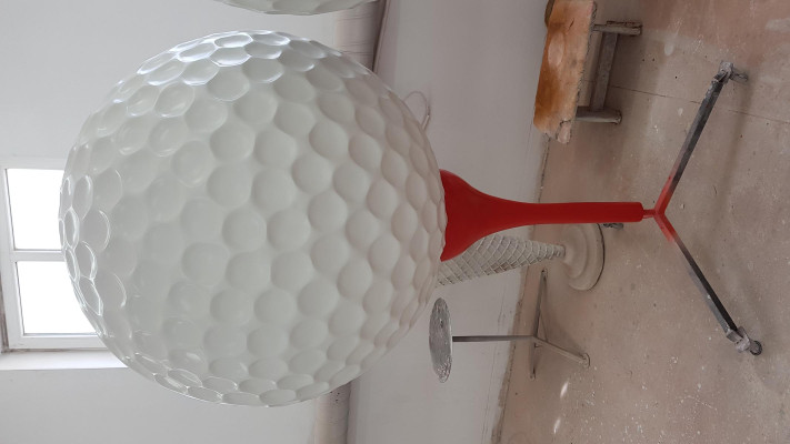 Designer figurines modern decorations garden decor figures golf ball sculpture
