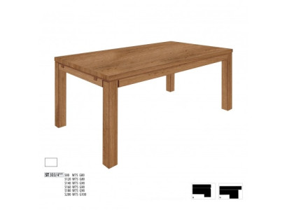 Table, wood tables 200x100cm, wood dining tables, conference solid wood, real oak, new