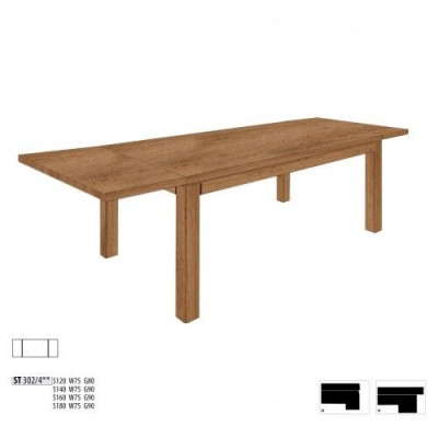 Solid Wood Table 180x90cm Dining Room Tables Oak Solid Wood Furniture