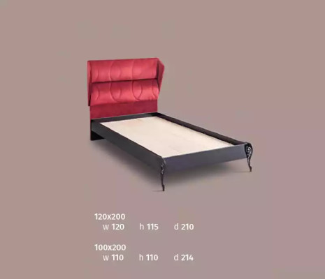 Design bed children's bed colorful modern youth bed wooden furniture 120x200cm