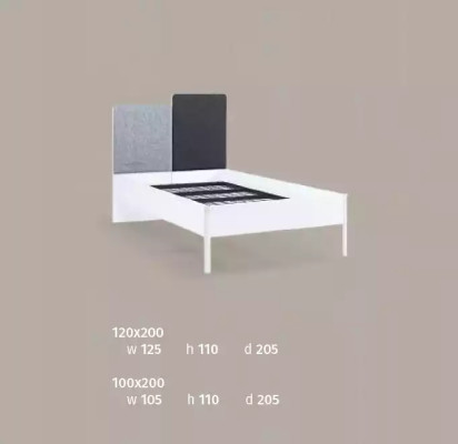 Children's room bedroom bed youth room table wardrobe furniture 3-piece set.