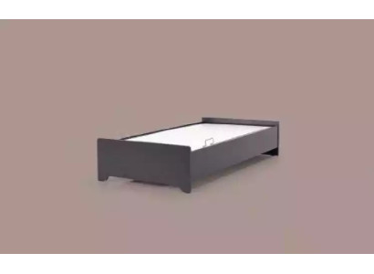 Designer beds children's bed black bed youth bed wooden furniture 100x200cm