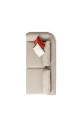 Sofa L-Shaped Living Room Corner Sofa Beige Luxury Modern Style 402x227 Furniture