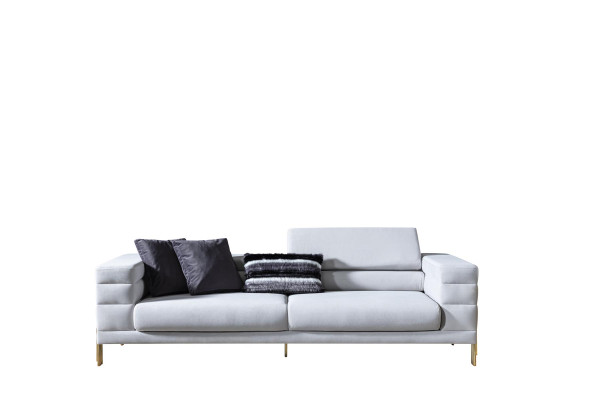 Four-seater sofa, 4-seater sofas, fabric, white, living room, luxury, modern seating.