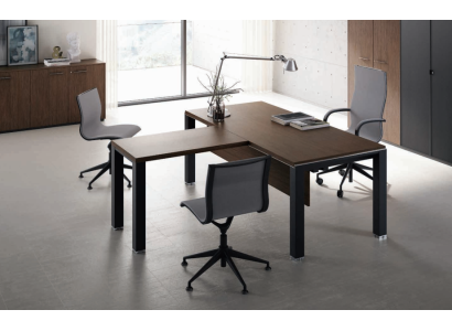 Desk table with meeting table executive desk Frezza office furnishing furniture