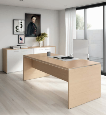 Computer desk beech office furniture workstation desk furnishing furniture Frezza