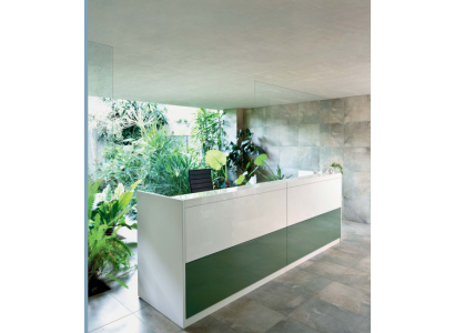 Reception counter, work desk, reception, office furniture, reception desk, office, new.