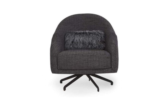 Design armchair living room luxury furniture black stylish lounge club