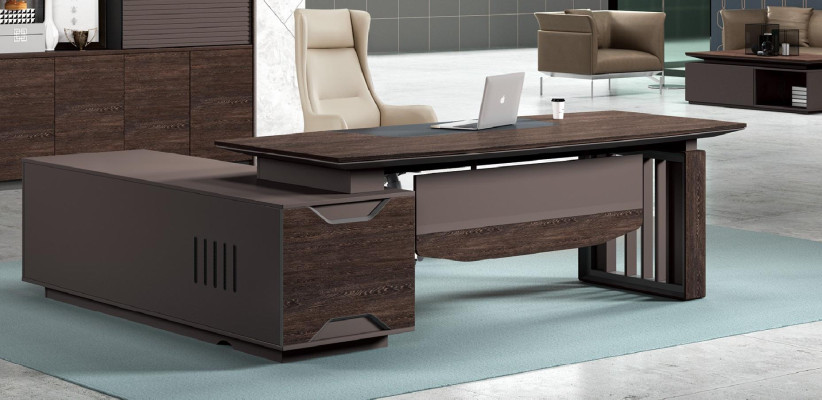 Desk corner desk office furniture table filing cabinet cabinet 2-piece.