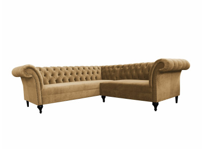 Chesterfield corner sofa corner couch modern designer sofa couch velvet leather sofa
