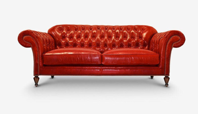 Classic Chesterfield Sofa Suite Complete Set Upholstery Sofa Leather
