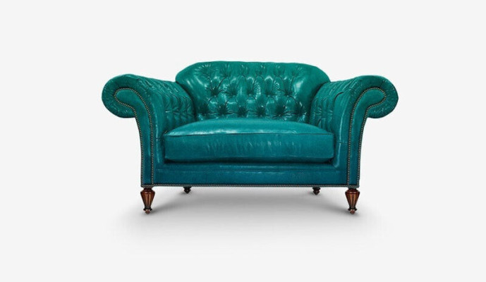 Classic Chesterfield Sofa Suite Complete Set Upholstery Sofa Leather
