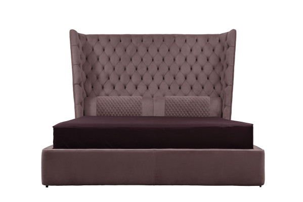 English King Size Bed Chesterfield Double Bed Designer Hotel Velvet Furniture
