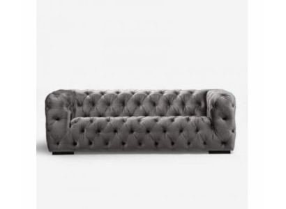 Gray Chesterfield sofa couch upholstery fabric leather couches upholstery set
