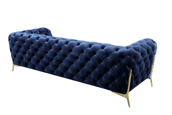 Luxury Textile Fabric Sofa Couch Upholstery Seat 3+2 Suite Chesterfield Suites