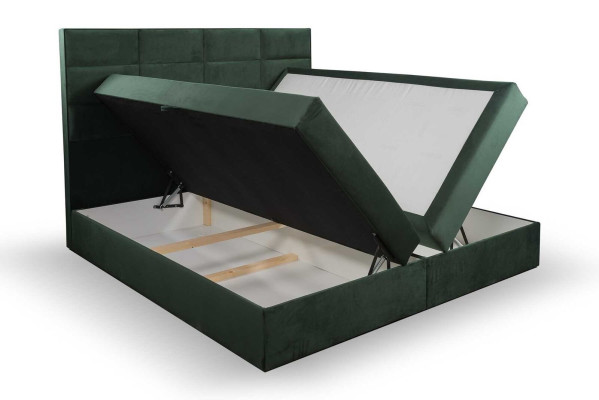 Modern upholstered bed design luxury double bed hotel design beds furniture wooden bed