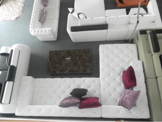 Luxury Corner Sofa Couch Living Area Sofa Upholstered Seating L-Shape Suite New