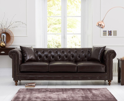 Chesterfield sofa couch upholstery fabric leather couches upholstery set 3-seater