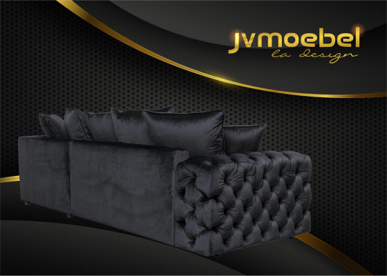 Chesterfield corner sofa, corner couch, upholstered corner set, couches, sofa, couch, velvet, new