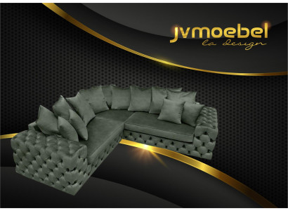 L-shaped sectional sofa couch design upholstery textile suite new corner sofa