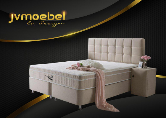 Box spring bed double beds bedroom luxury designer double beds 160x200 new