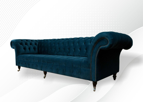 Design sofa Chesterfield upholstery modern fabric sofas 4-seater sleeping