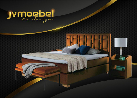 Luxury Box Spring Bed Black Blue Beds Bedroom Furniture Design Double Hotel