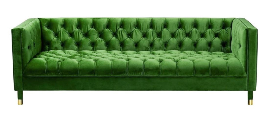 Blue Chesterfield Textile Modern Design Fabric Creative Furniture New Living Room Sofa