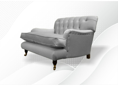 Chesterfield Armchair TV Design Upholstered Sofa Couch Chesterfield Fabric New