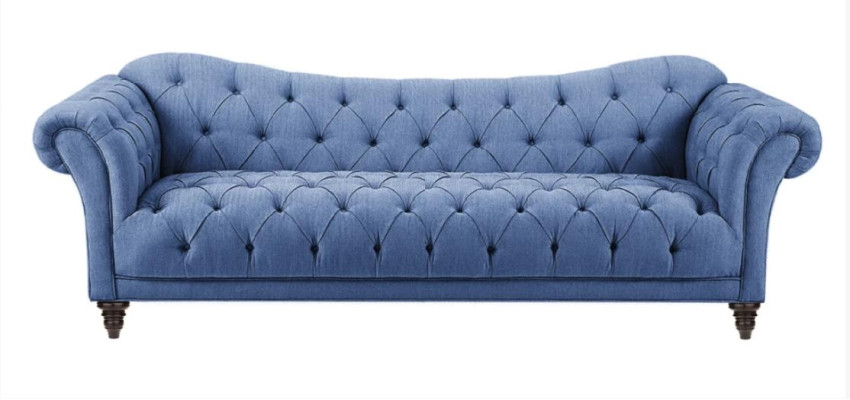 Beige couch with buttons Chesterfield sofa upholstery seat couches sofas luxury new